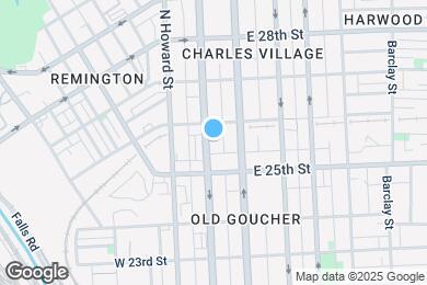 Map image of the property - 2515 Maryland Ave
