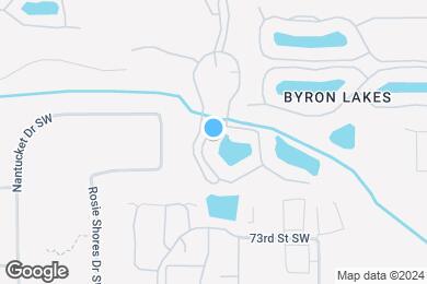 Map image of the property - Byron Lakes Apartments