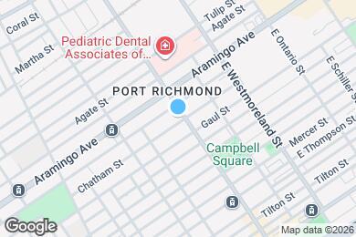 Map image of the property - 2418 E Allegheny Ave