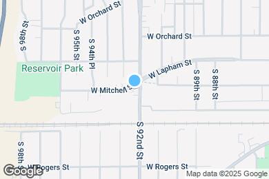 Map image of the property - 1711 S 92nd St