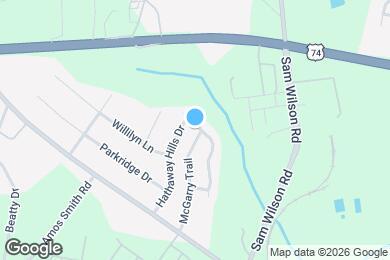 Map image of the property - 7802 McGarry Trail