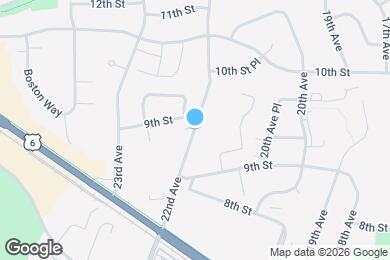 Map image of the property - 941 22nd Ave