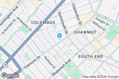 Map image of the property - 631 Tremont St