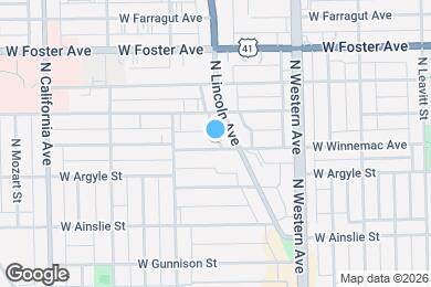 Map image of the property - 2522 W Leland Ave