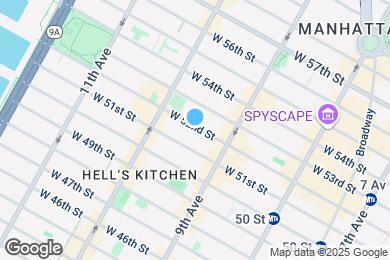 Map image of the property - 426 W 52nd St