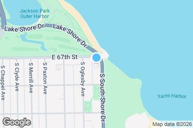 Map image of the property - 6700 S South Shore Dr