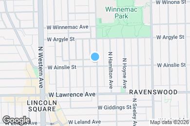 Map image of the property - 2200 W Ainslie St