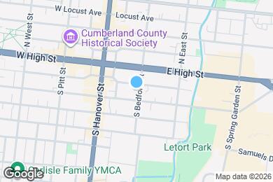 Map image of the property - 46 S Bedford St