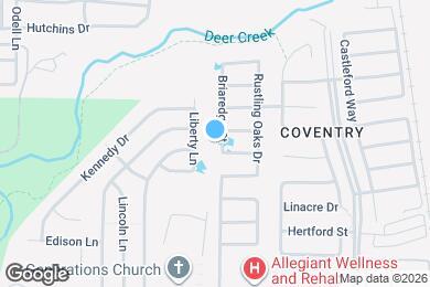 Map image of the property - 12012 Briaredge St