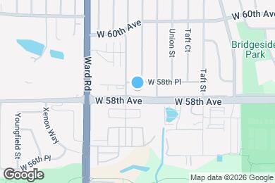 Map image of the property - Arvada Court Apartments - Utilities included!