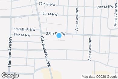 Map image of the property - 1529 36th St NW