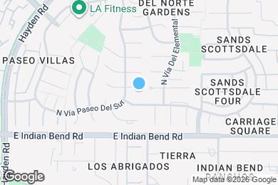 Map image of the property - 8353 E Via de Sereno