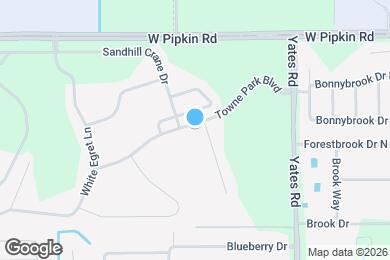 Map image of the property - 3458 Towne Park Blvd