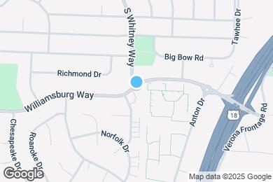 Map image of the property - 5677 Williamsburg Way