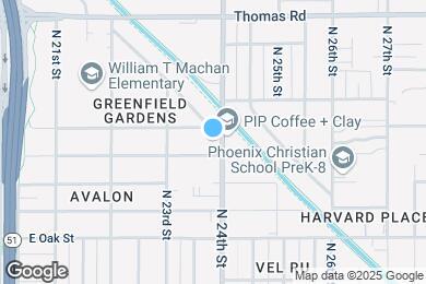Map image of the property - 2610 N 24th St