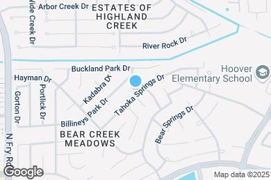 Map image of the property - 19464 Tahoka Springs Drive