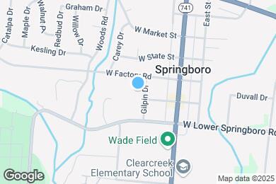 Map image of the property - Spring Creek Apartments