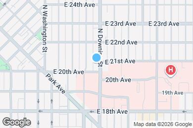 Map image of the property - 2051 N Downing St