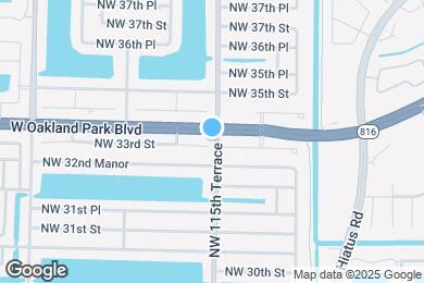 Map image of the property - 11511 NW 33rd St