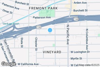 Map image of the property - 617 W Doran St