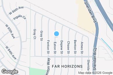 Map image of the property - 8506 Eaton St