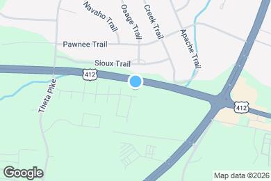 Map image of the property - 1301 Walker Wy