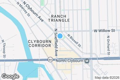 Map image of the property - 1758 N Clybourn Ave