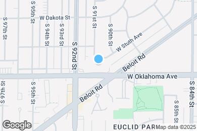 Map image of the property - 9060 W Oklahoma Ave