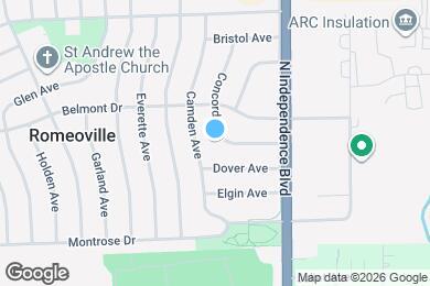 Map image of the property - 21 Concord Ave