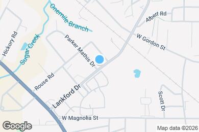 Map image of the property - 1604 Lankford Dr