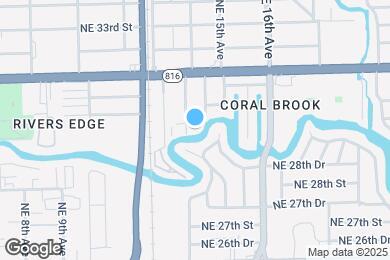 Map image of the property - 1350 NE 30th St