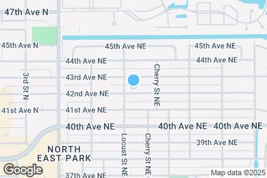 Map image of the property - 421 42nd Ave NE