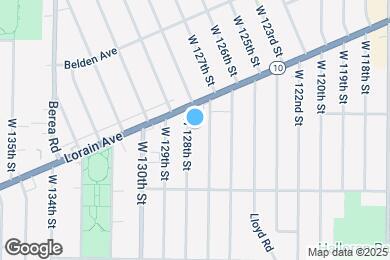 Map image of the property - 3457 W 128th St