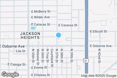 Map image of the property - 4805 N 37th St