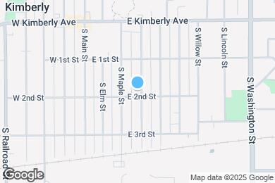 Map image of the property - 322 E 2nd St