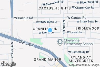 Map image of the property - 8793 W Laurel Ln