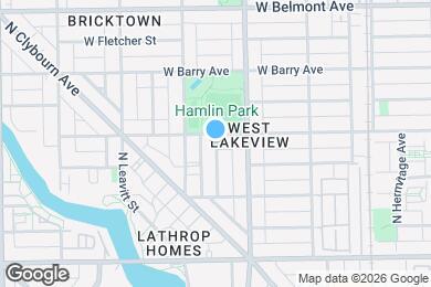 Map image of the property - 2958 N Seeley Ave
