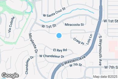 Map image of the property - 356 S Miraleste Dr