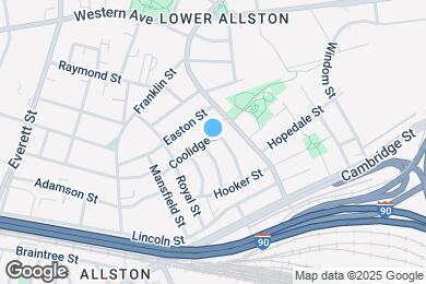 Map image of the property - 22 Coolidge Rd