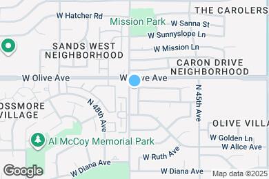 Map image of the property - 8838 N 46th Dr