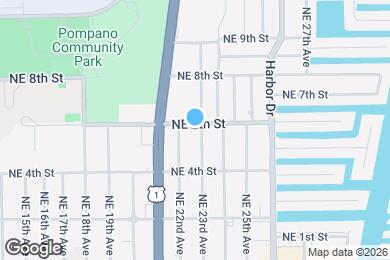Map image of the property - 435 NE 23rd Ave