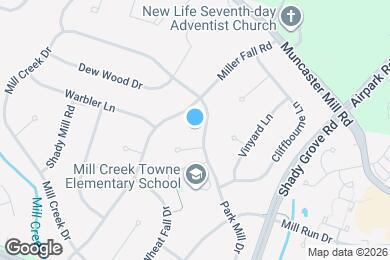 Map image of the property - 17804 Park Mill Dr