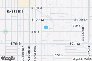 Map image of the property - 3637 E. 8th St. #1, Long Beach, CA 90804