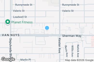 Map image of the property - 15005 Sherman Way