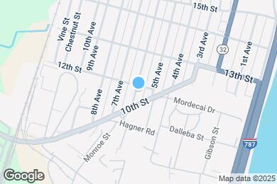 Map image of the property - 1110 6th Ave