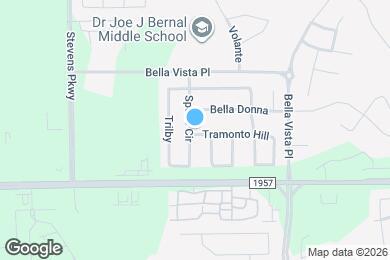 Map image of the property - 14035 Tramonto Hill