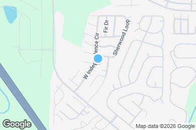 Map image of the property - 90 W Independence Cir
