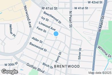 Map image of the property - 4548 Notter Ave