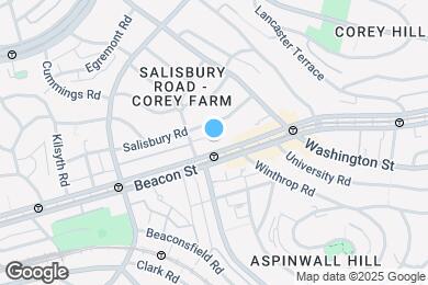 Map image of the property - 1688 Beacon St