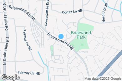 Map image of the property - 1468 Briarwood Rd NE